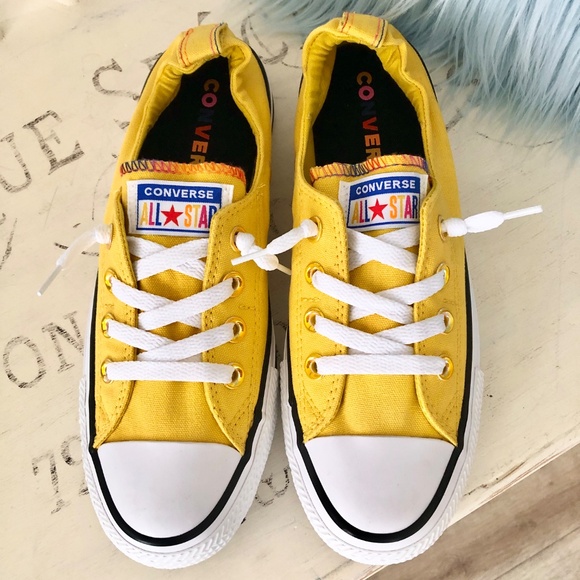 Converse, All Star, Shoreline, Yellow, Slip On, Sneakers, NEW, Size 8 - Picture 2 of 14